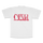 Illegible Megacorporation Logo Shirt - Red